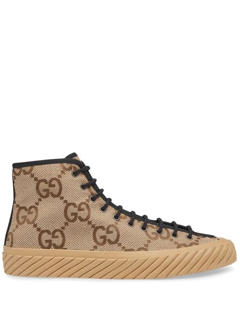 gucci basketball high tops|farfetch Gucci hi tops.